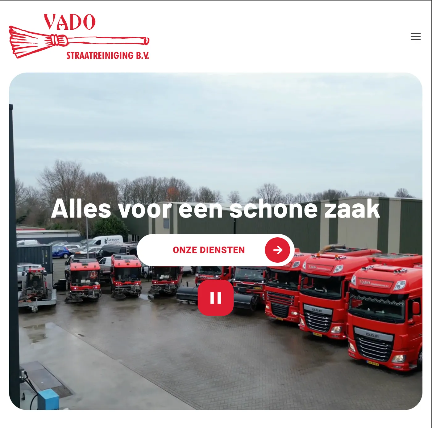 Case maatwerk website voor Vado B.V.