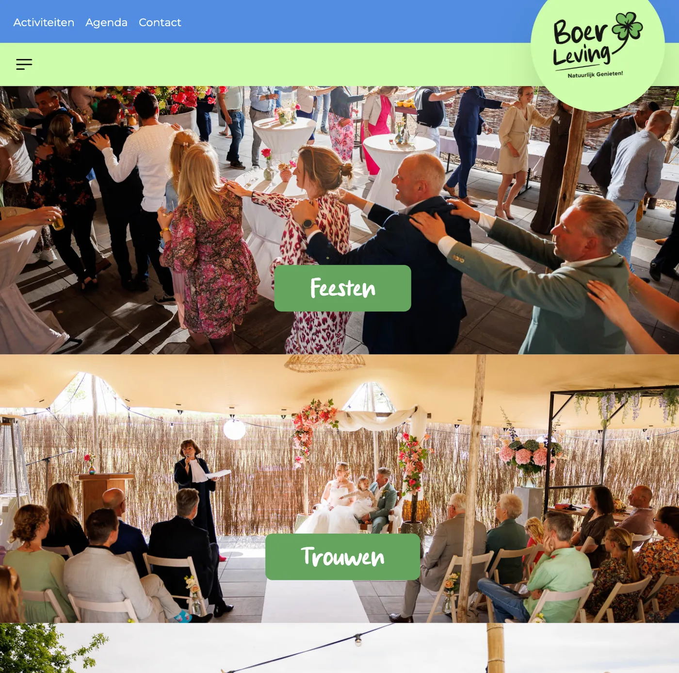 Case website en logo Boerleving
