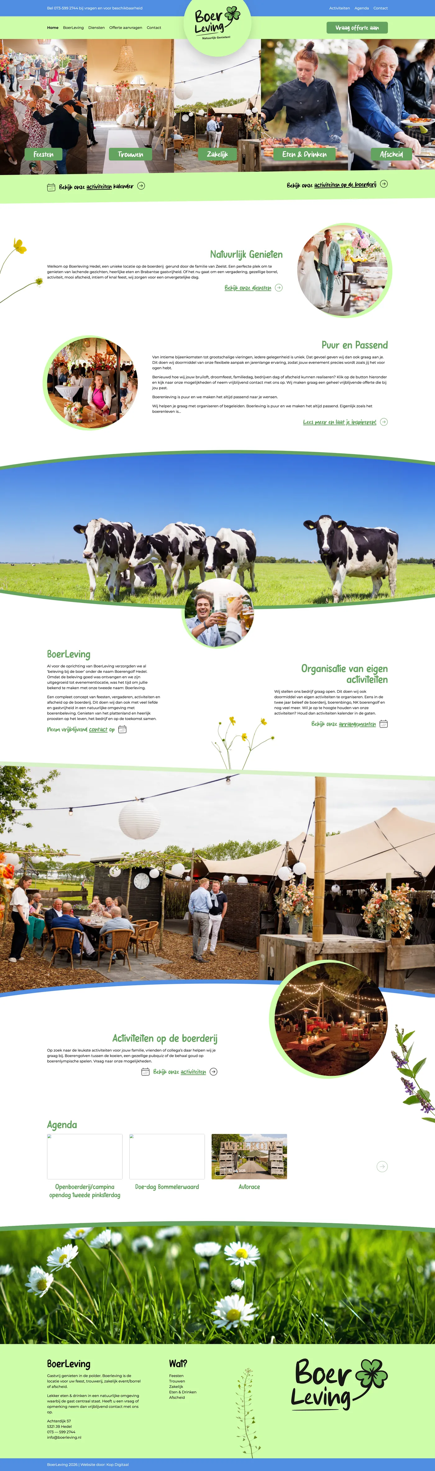 Case website en logo Boerleving