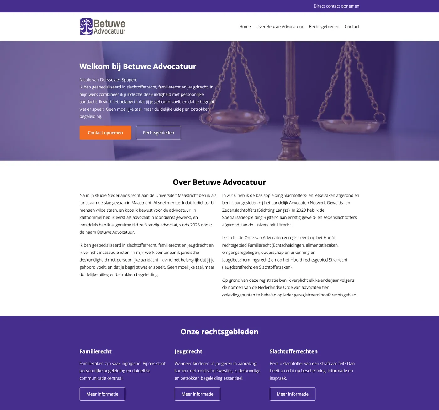 Homepage van Betuwe advocatuur