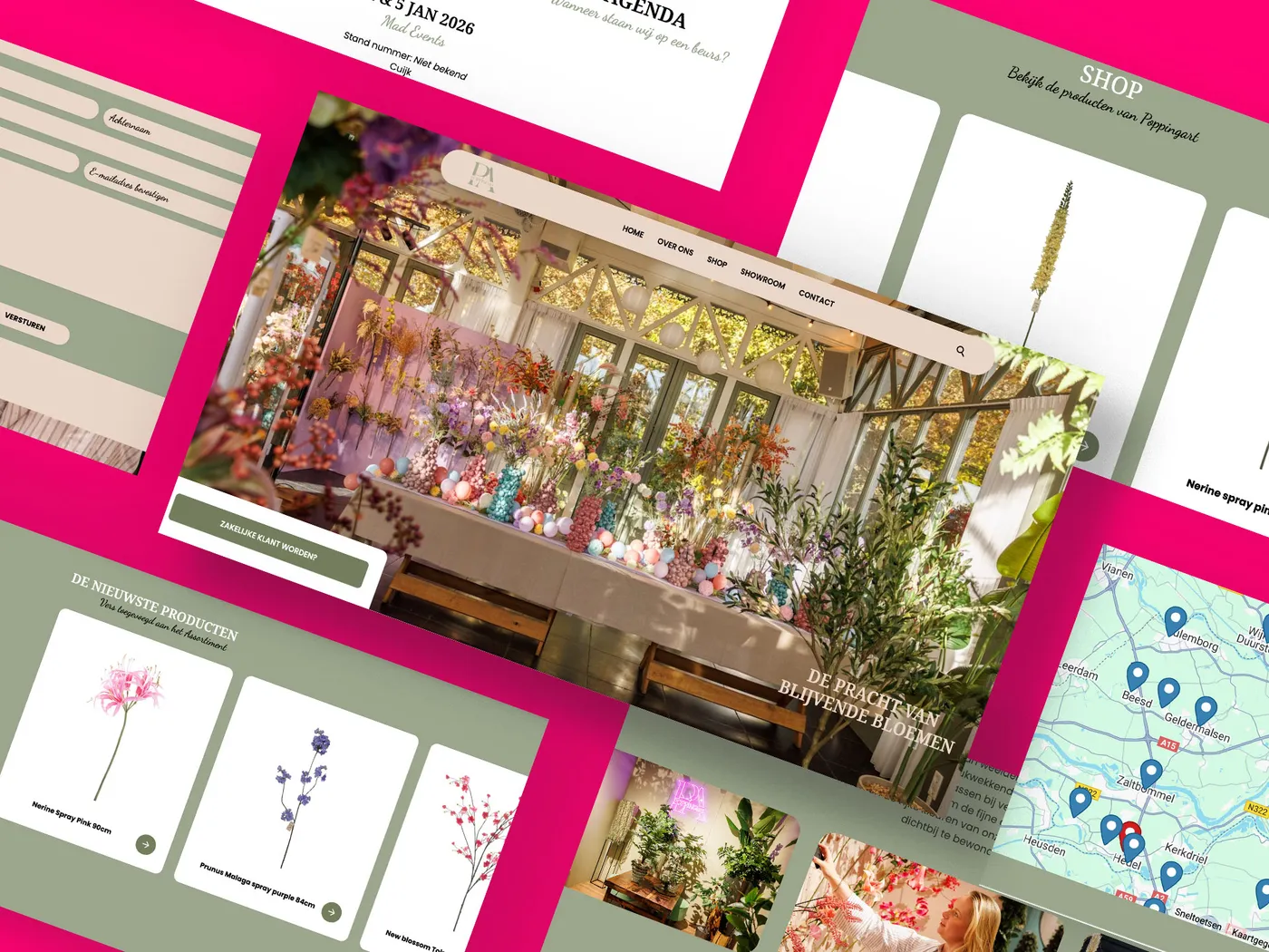 Case maatwerk website poppingart