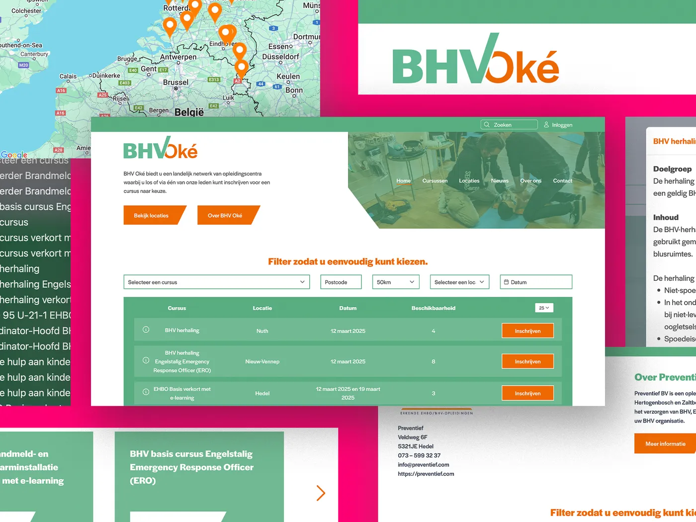 Case webapplicatie met cursusaanbod
