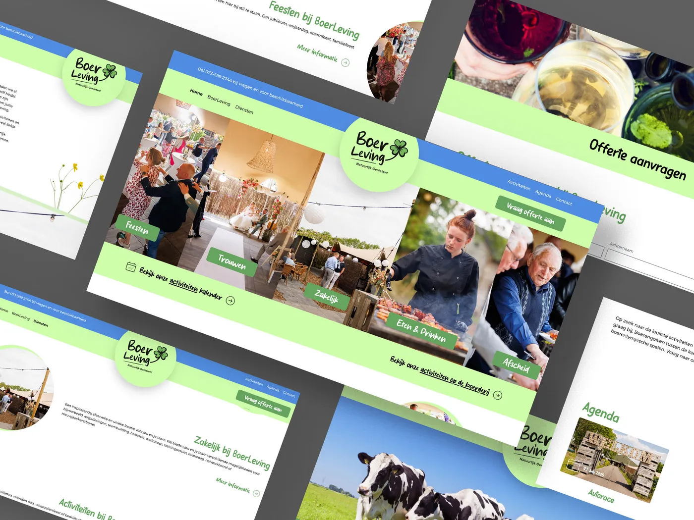 Case website en logo boerleving