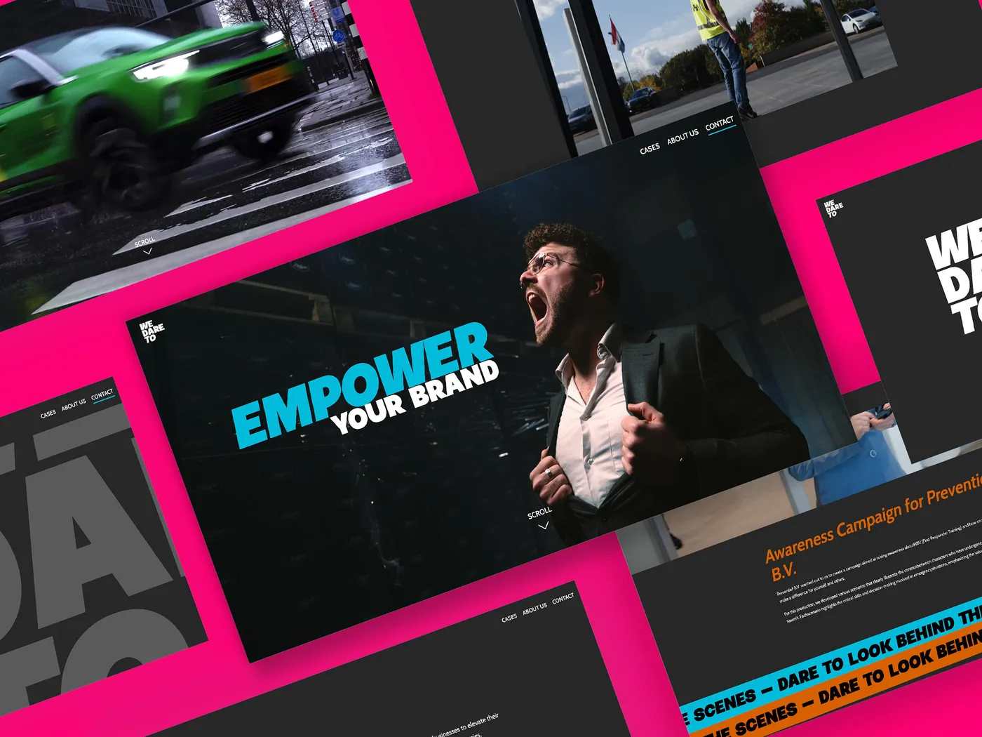 WeDareTo — mockup
